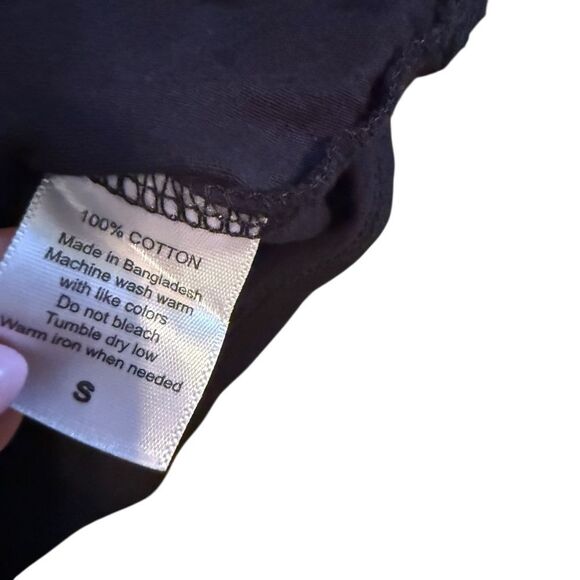 Harley Davidson Size S Live To Ride Rhinestone Bedazzled Tee Black AOP Bling - Picture 5 of 9